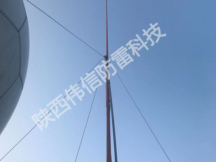 12米玻璃鋼避雷針，衛(wèi)星通訊站避雷針產(chǎn)品展示三