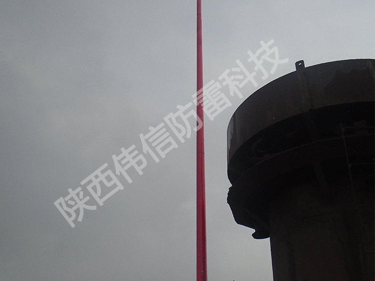 16米玻璃鋼避雷針，工廠專用抗干擾防側(cè)擊絕緣避雷針產(chǎn)品展示六