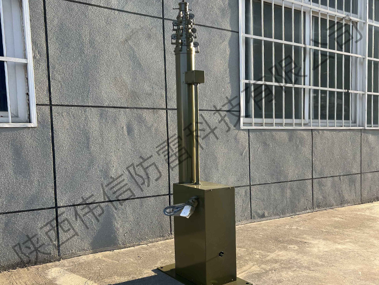 15米可移動(dòng)車(chē)載天線升降桅桿，微型升降桅桿，電動(dòng)升降桅桿車(chē)載