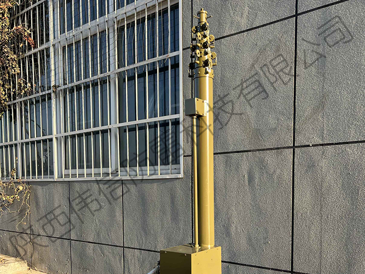 18米移動(dòng)升降桿桅桿,移動(dòng)升降照明桅桿,電動(dòng)升降桅桿車載