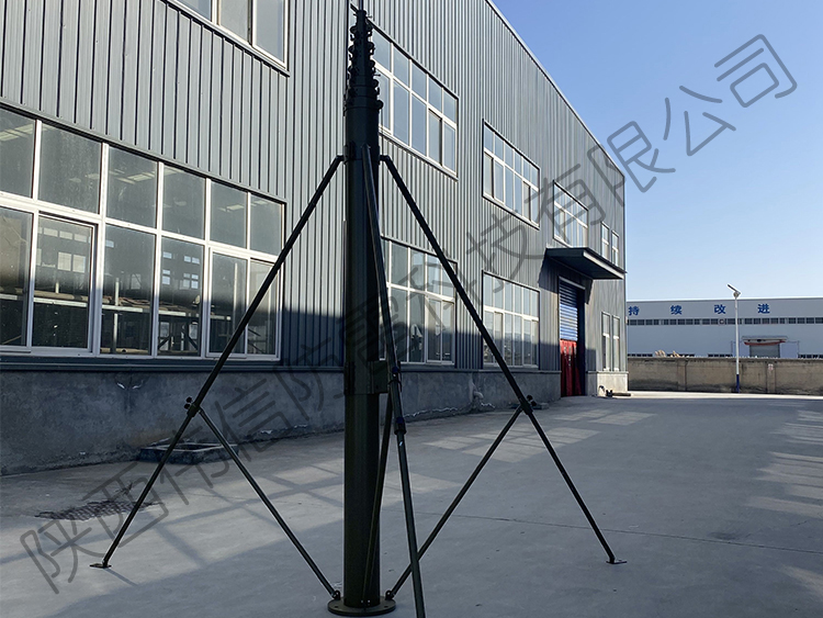 18米移動(dòng)升降照明通訊桅桿，可升降桅桿，電動(dòng)升降桅桿車載